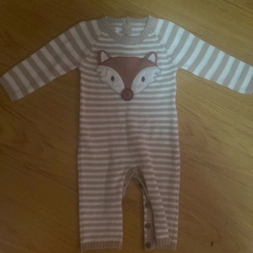 Cute onesie for Boys Fox by Mud Pie